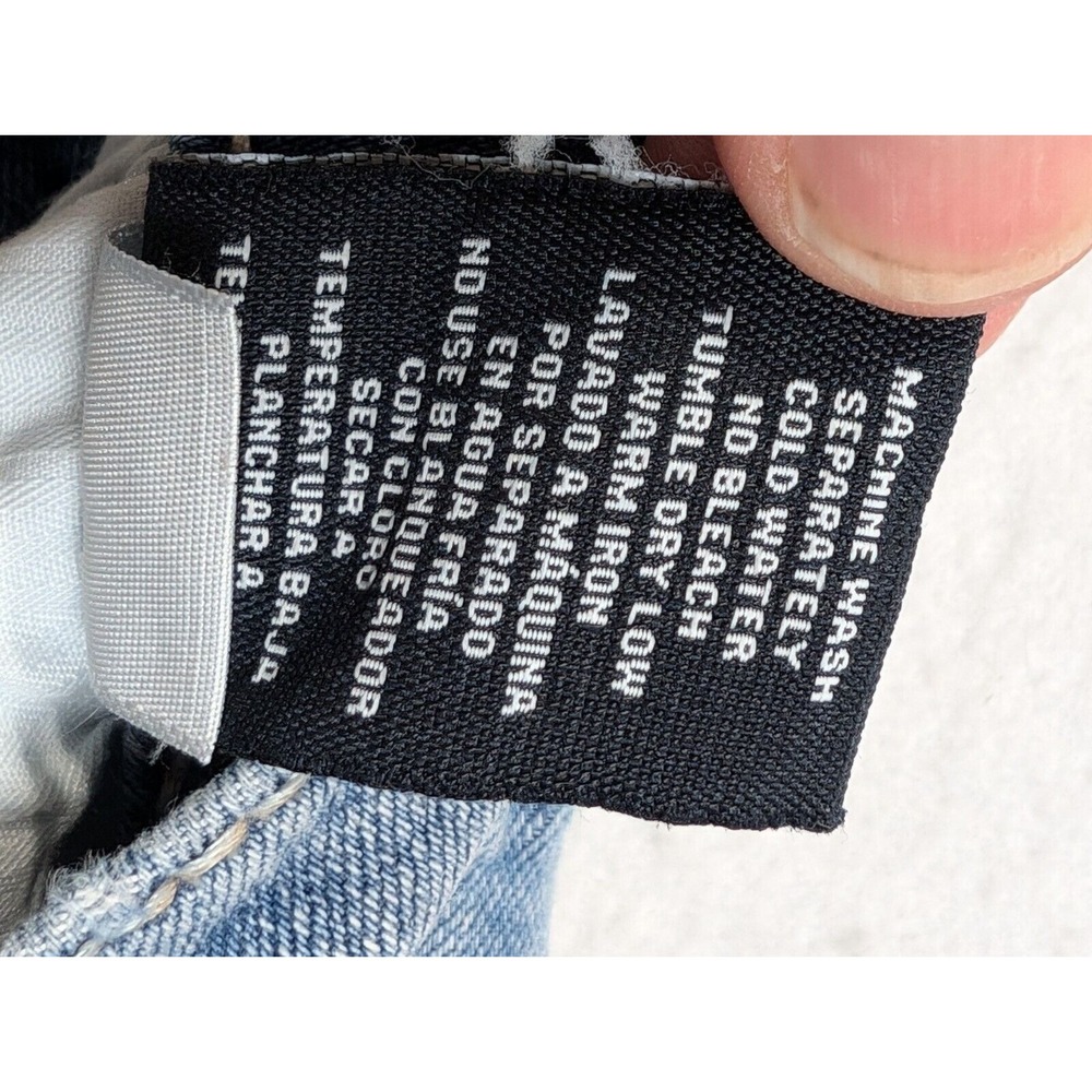 Bke Mens Jeans Size 28 x 30 Alec Skinny Distressed Cotton Blend Blue - Picture 12 of 16